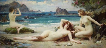  victoriana Pintura Art%c3%adstica - Las sirenas Henrietta Rae pintora victoriana